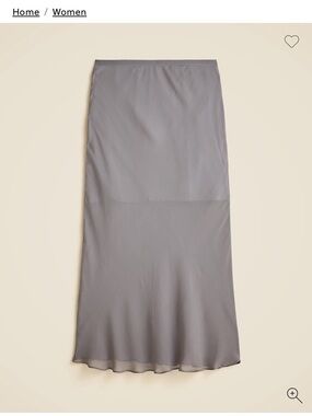 J.Crew new Gwyneth skirt in chiffon NWT